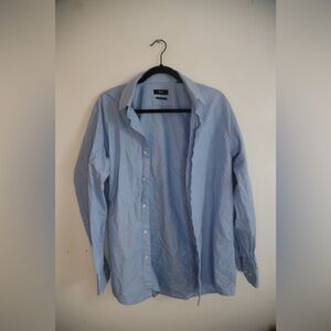 Hugo Boss Light Blue Casual Button Down Shirt